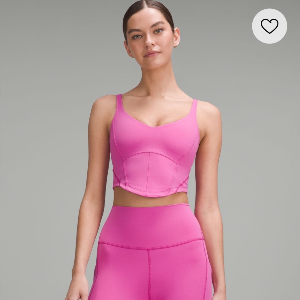 lululemon align corset tank top size 6
